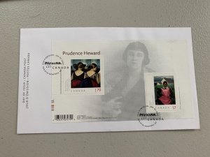 CANADA 2010 FDC Prudence Heward SS