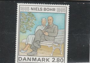 Denmark  Scott#  785  MNH  (1985 Neils Bohr)