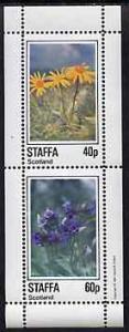 Staffa 1982 Flowers #53 perf set of 2 values unmounted mint