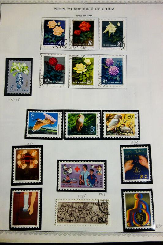 China PRC Stamps Mostly Mint 1980s-1990s Sets and S/S