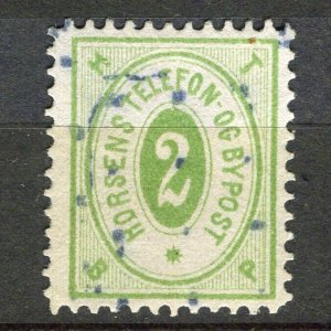 DENMARK; HORSENS BYPOST Local Telefon issue 1886 used 2ore. value