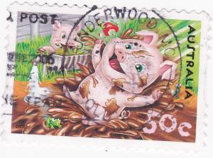 Australia -2005- Down on the Farm -Piglet-used 50c SG 2568