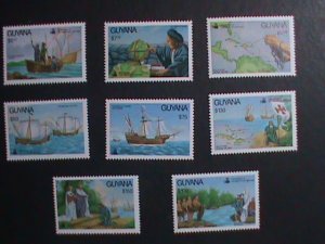​GUYANA-1992-SC#2520-31 COLUMBUS DISCOVERED AMERICA 500TH ANNV: MNH SET VF,