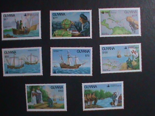 ​GUYANA-1992-SC#2520-31 COLUMBUS DISCOVERED AMERICA 500TH ANNV: MNH SET VF,