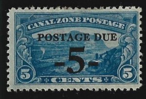 Canal Zone Scott #J23 Mint  5c  Postage Due Surcharge 2021 CV $6.50