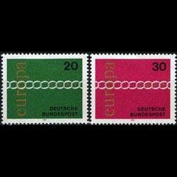 GERMANY 1971 - Scott# 1064-5 Europa Set of 2 NH