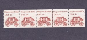 PNC5 4c Stagecoach Choose two different PNCs (1, 2, 3, 4) US #1898A Lot (2) MNH