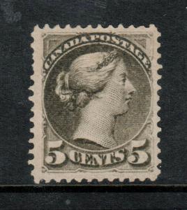 Canada #38 Very Fine Mint Lightly Hinged **With Certificate**