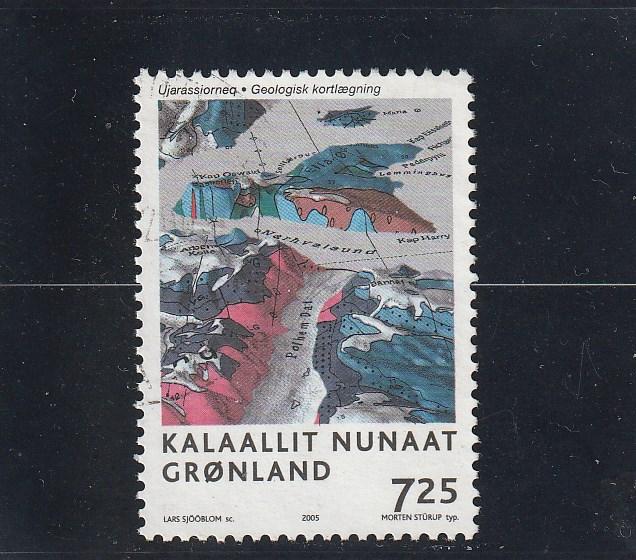 Greenland  Scott#  456  Used