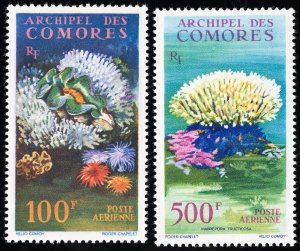 Comoro Stamps # C5-6 MNH VF Scott Value $48.50