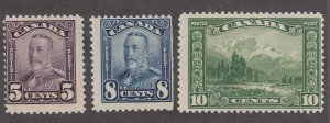 Canada #153-155 Mint