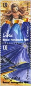 Bosnia and Herzegovina Mostar 2023 MNH Stamps Christmas