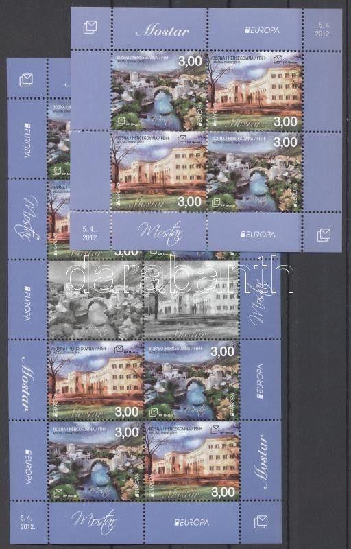 Bosnia Herzegovina stamp Europa CEPT Turism mini sheet + block MNH 2012 WS115805