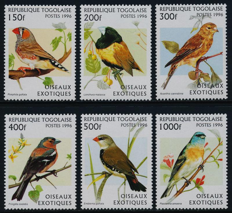 Togo 1784-9A MNH Birds