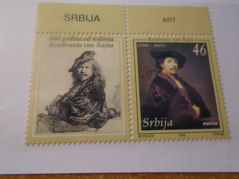 Serbia  #  360   MNH  Rembrandt