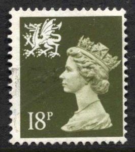 STAMP STATION PERTH Wales #WMH33 QEII Definitive Used 1971-1993