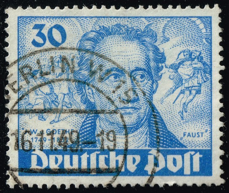 Germany #9N63 Goethe and Faust; Used (3Stars)