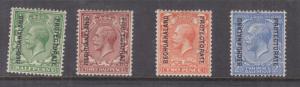 BECHUANALAND PROTECTORATE, 1913 on GB, Single Cypher, 1/2d., 1 1/2d.,2d., 2 1/2d