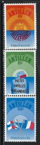 NETHERLANDS ANTILLES 482-84 MOG FLAGS W501