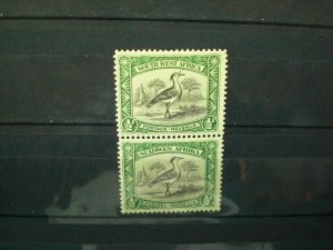 South West Africa  Scott # 108 pair MLH zn26