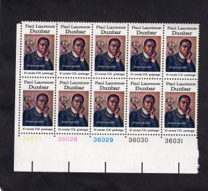1554 Paul Dunbar, MNH LL-PB/10 (#36027)