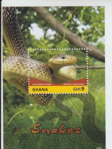 2015 Ghana Aesculapian Snake SS (Scott 2830) MNH