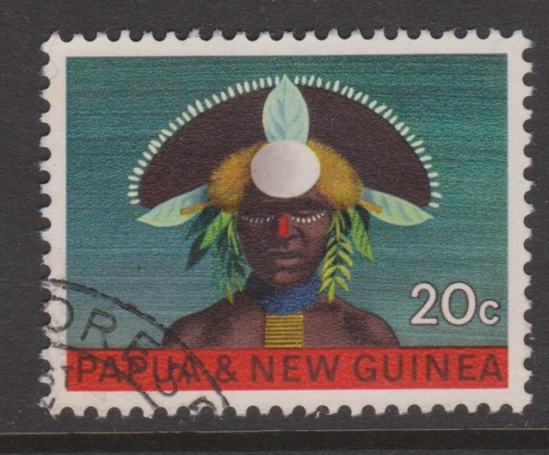 Papua New Guinea Sc#255 Used