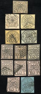 Italian State Stamps Lot Of 12