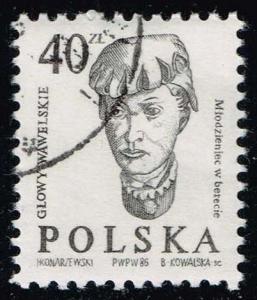Poland #2742 Sculpture of Youth Wearing Beret; CTO (0.35)