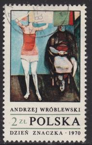 Poland 1767 Woman Hanging Laundry 2.00zł 1969