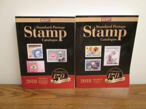 Scott 2018 Stamp Catalog Catalogue Volume 1 A and B