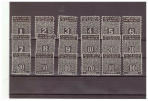 US SC.PN1-PN18 1945 POSTAL NOTES COMPLETE MNH SET #4 PBPG8