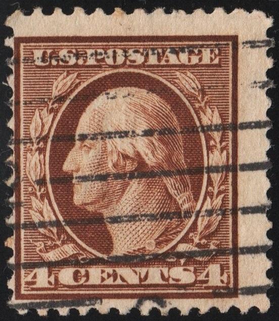 SC#377 4¢ Washington (1911) Used