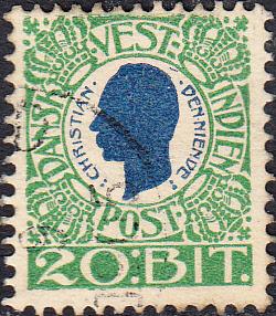 Danish West Indies #33    Used