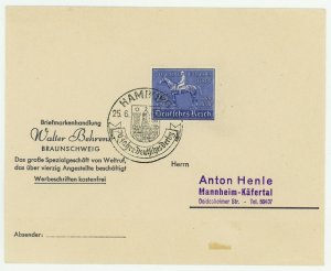 Germany #B144 Derby 70th Anniversary Day of the Race Postmark Hamburg 1939 Cover