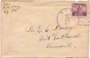 United States Vermont Ely 1935 4c-bar  1927-1994.