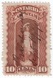 (I.B) Canada Revenue : Ontario Law Stamp 10c