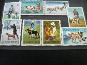 Romania Dogs Scott 3060-67 MNH  lt103