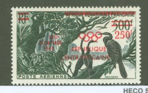 Central African Republic #C4 Unused Single (Bird)