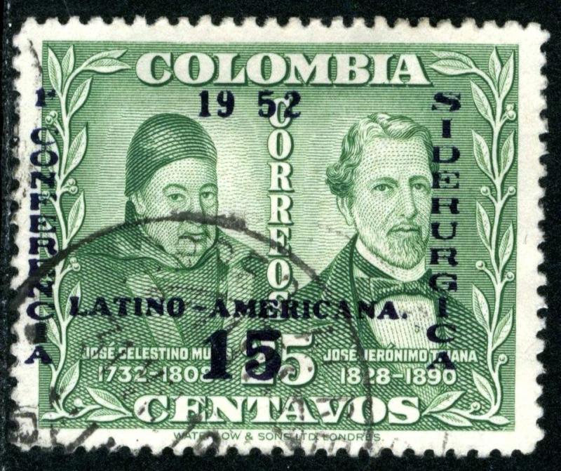 COLOMBIA #610, USED- 1952 - COLOMBIA087