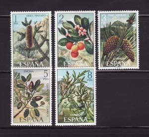 Spain 1712-1716 Set MNH Plants (A)