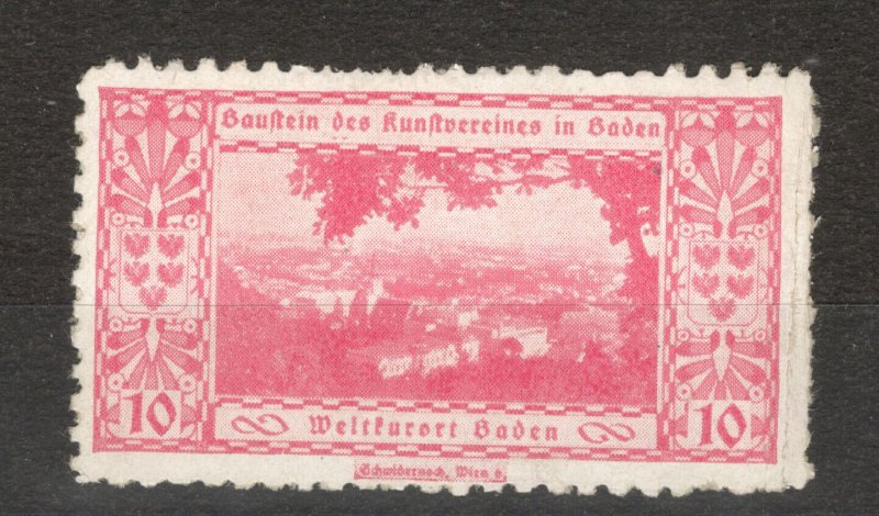 GERMANY - MH - POSTER STAMP - BADEN