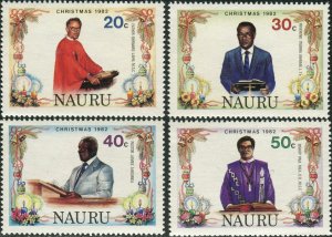 Nauru 1982 SG275-278 Christmas set MNH