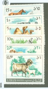 Lebanon #453-458 Unused Single (Complete Set)