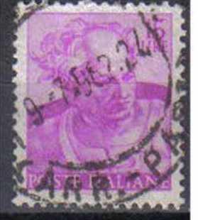 ITALY, 1961, used 15L,  Michelangiolesca