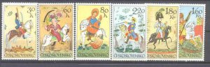 Czechoslovakia 1837-42 MNH Horses/Tiles SCV3.20