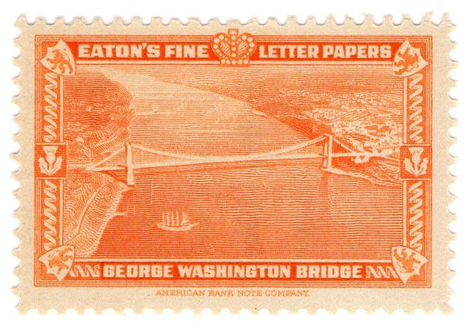 (I.B) US Cinderella : Eaton's Fine Letter Papers (Washington Bridge)