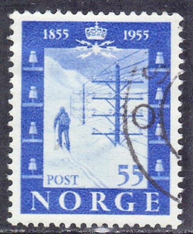 NORWAY SC# 336 *USED* 55o  1954  SEE SCAN