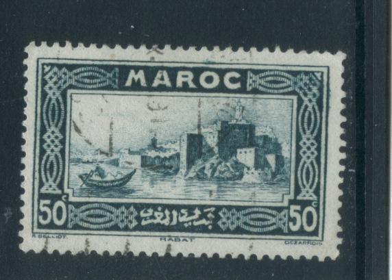 French Morocco 135  Used (1)