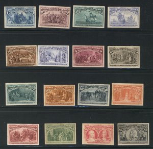 MALACK 230 - 245 SUPERB proofs on card, complete set..MORE.. b5147